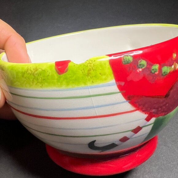 Le Gourmet Chef 2005 Christmas Ceramic Santa Claus 3pc Tea for One Set - Picture 9 of 10